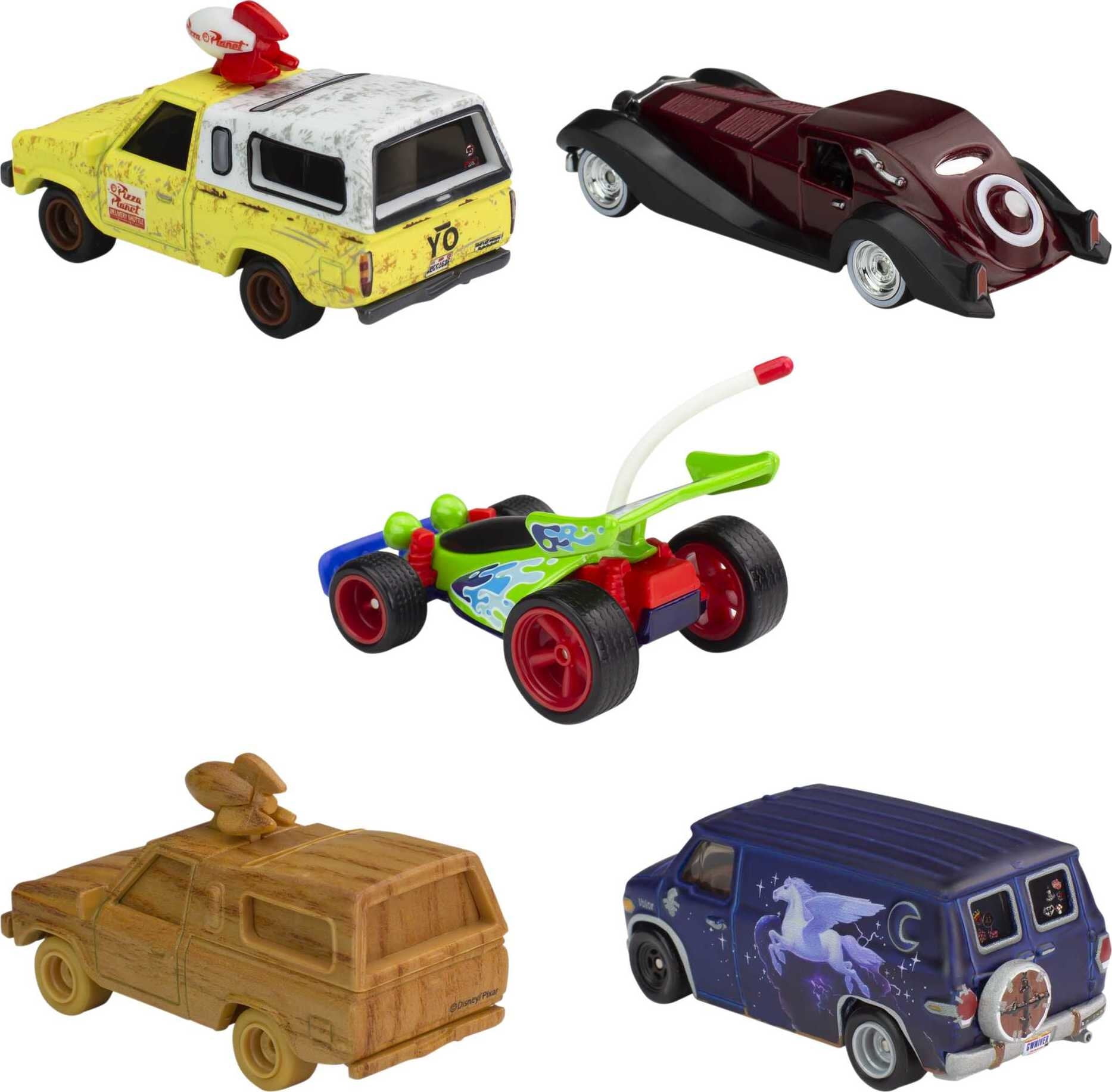 HOTWHEELS DISNEY 100 ミニカー 全5種類 Disney 5 Car Set * 2023 Hot Wheels Pop Culture Disney 100