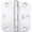 Satin Chrome, variant on Stone Harbor Hardware Standard Hinge, 3-1/2 Inches, 5/8" Radius Corner, Bulk Pack (100 Each), Satin Chrome