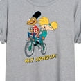 thumbnail image 3 of Hey Arnold! - Arnold and Gerald on Bike - Women's Oversized T-Shirt, 3 of 5