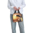 thumbnail image 6 of Kdxio Sunset Dancing Dolphin A Print Insulated Lunch Bag,Reusable Tote Lunch Box for Women Men,Leakproof Cooler Lunch Bags for Work Office Travel Picnic, 6 of 6