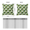 thumbnail image 6 of Wukai Cute Broccoli Premium Polyester Fleece Pillow Covers with Hidden Zipper Closure,Luxuriously Soft and Durable-26"x26", 6 of 7