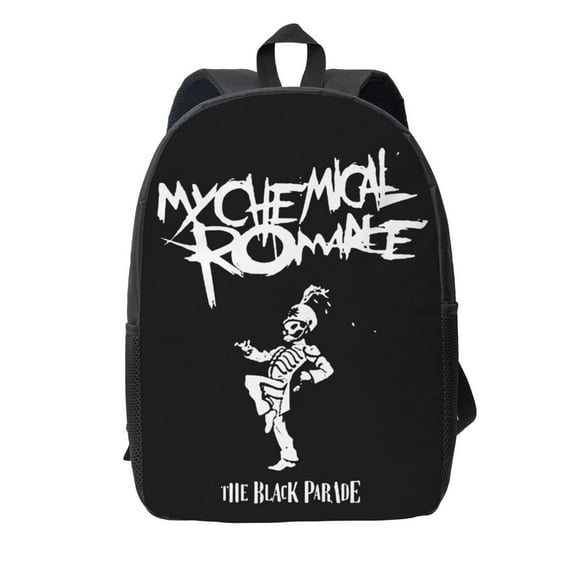 My Chemical Romance Backpack Simple Lightweight Backpack Fashion Travel Backpack Laptop Backpack 17 Inch