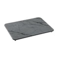 thumbnail image 1 of Tapete para platos de secado rápido, tapete para fregadero con 4 patas antideslizantes, tapete para secar platos Gris oscuro, 1 of 9