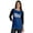 Blue, variant on Good Vibes Only Inspirational Tshirt Tops For Women Casual Graphic Tee