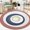 Red, variant on Modern Area Rug - 4Ft Round Carpet, Circle Contemporary Abstract Mat for Kids Boys Girls Bedroom, Soft Geometric Throw Rug for Living Room Playroom Dressing Room, Nonslip, Green/Yellow
