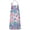 Multi Color Moroccan, variant on Multi Color Checkerboard Checkered Pattern Apron-Garden Aprons for Women with Pockets-Cotton Linen Waterproof Kitchen Cooking Gardening Aprons Adjustable for Kitchen,Cooking,BBQ and Salon 33x27 Inch