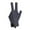 Left Black Gray S, variant on QccHieUs 3 Fingers Billiard Glove Pool Cue Glove Anti Slip Professional Match Comfortable Left Black Gray S