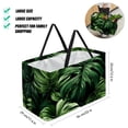 thumbnail image 2 of Tropical Jungle Palm Leaves Large Capacity Reusable Foldable Oxford Cloth Toy Basket - Beach Bag, Shopping Bags, Laundry Basket, 2 of 7