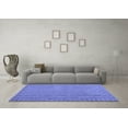 thumbnail image 3 of Ahgly Company Indoor Round Southwestern Blue Country Area Rugs, 7' Round, 3 of 4