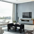 thumbnail image 4 of Costway 2-Tier Wood Coffee Table Sofa Side Table w/ Storage Shelf Living Room Office New, 4 of 5