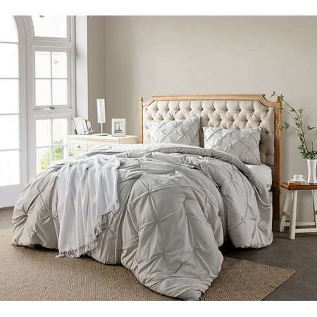 BYB Silver Birch Pin Tuck Comforter