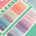 thumbnail image 5 of 1200Pcs Page Markers,Morandi Sticky Note Tabs Colored Writable and Repositionable Book Flags Strip Index, 5 of 7