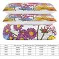 thumbnail image 2 of HAHDAXIA Sunflower Pattern Bedding Solid Comforter Set for All Seasons,3 Pieces(1 Comforter+2 Pillowcases),Soft Microfiber Bedding Set Twin(86"x70"), 2 of 7