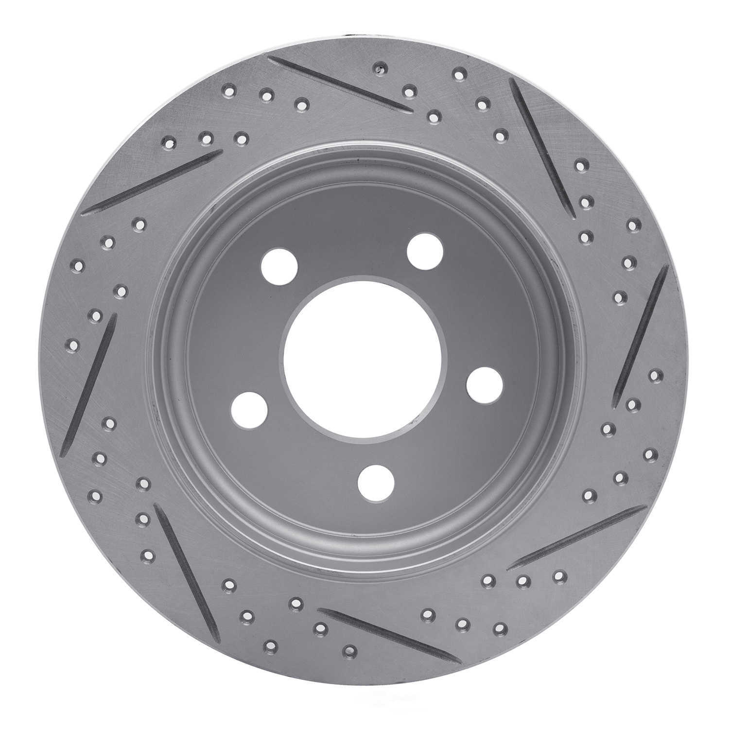 Dynamic Friction Company 830-42028L DFC Geoperformance Rotor - Drilled and Slotted