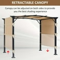 thumbnail image 5 of 420D Waterproof Pergola Cover - Universal Outdoor Patio Canopy Replacement, 105" W x 210" L - Sun & Rain Protection for Furniture, 5 of 7
