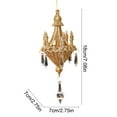 thumbnail image 3 of Kugisaki Christmas Acrylic Crystal Chandelier Model Ornaments, Hanging Pendant Christmas Scene Decoration Christmas Tree Window Car Interior Ornaments, 3 of 6