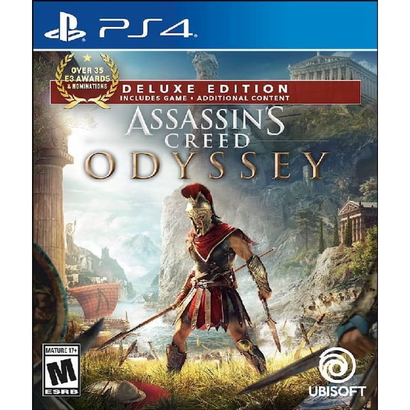 Restored Assassin's Creed Odyssey Deluxe Edition (Playstation 4, 2018) RPG Game (Refurbished)