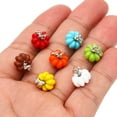 thumbnail image 3 of 27pcs Pumpkin Charm, Pumpkin Bracelet Charm Pendants Alloy 3D Pumpkin Pendants for Jewelry Making Halloween, White, 3 of 6