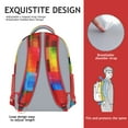 thumbnail image 5 of Checkered Backpack for School,Cute School Bag,Schoolbag with Adjustable Shoulder Straps & Padded Back,15.3"x11"x6.7", 5 of 6