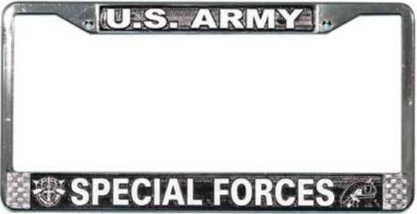 U.S Air Force Mom Chrome License Plate Frame Free Screw Caps with this Frame