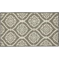 thumbnail image 1 of Hometrends Junis Grey Synthetic Accent Rug, 1 of 4