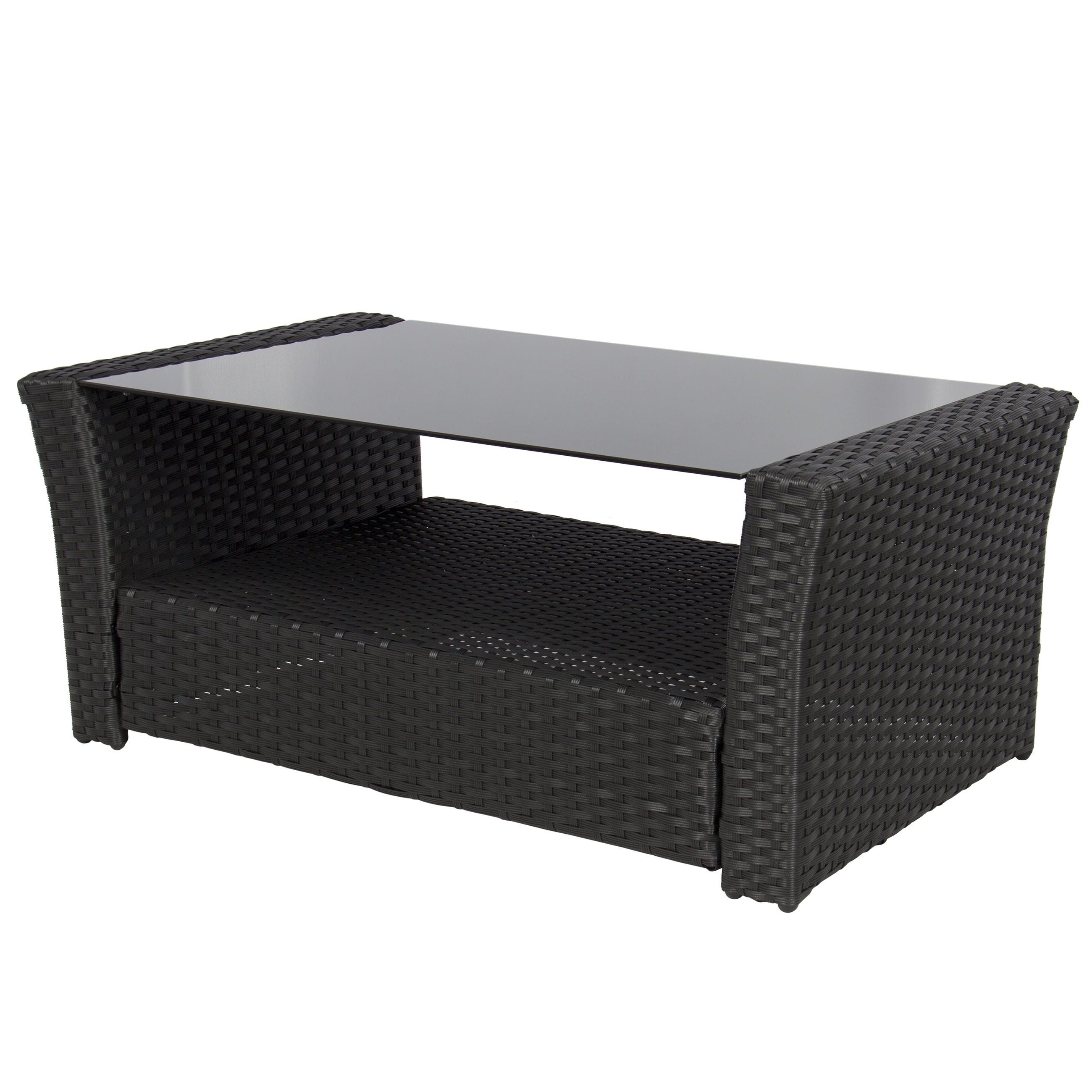 4pc Outdoor Patio Garden Furniture Wicker Rattan Sofa Set Black 4pc Outdoor Patio Garden Furniture Wicker Rattan Sofa Set Black Com
