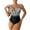 White, variant on Ladies Monokini Swimwear for Women One-Piece Swimwear Color Match Bathing Suit Ruffle V Neck Swimsuits Maiden Beachwear