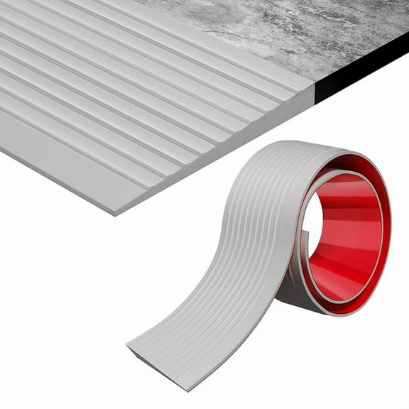 Threshold Ramps for Doorways Self Adhesive Threshold Ramp for Doorways, Wheelchairs, Strollers, Deceleration Ramp Grey