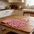 thumbnail image 5 of OAVQHLG3B American Flag Vases Flowers 4th of July Round Placemats Set of 4, 14 Inch Patriotic Memorial Day Round Table Mats for Dining Decoration, 5 of 6