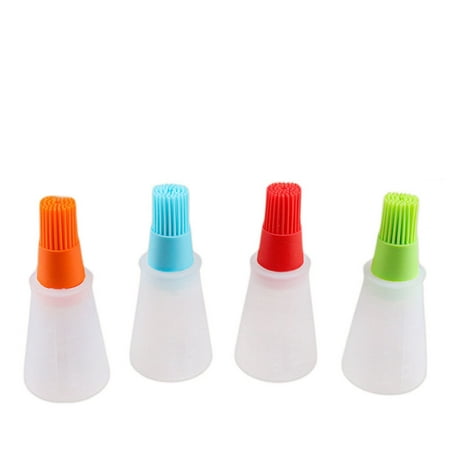 

Younar Portable Silicone Oil Bottle With Brush Baking BBQ Basting Brush Pastry Oil Brush Kitchen Baking Honey Oil barbecue Tool Gadgets
