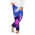 thumbnail image 2 of Hirioo Dreamy Colorful Starry Sky for Teenagers' Pajama Pants Womens Lounge Pants with Pockets Pj Bottoms Pants for Men-XS(5-6), 2 of 6