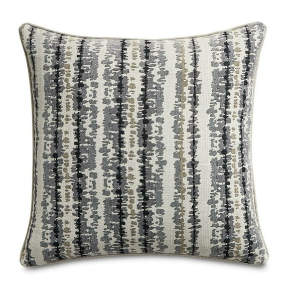 Explorer Antigua 21" Square Pillow - Coal Gray in Set of 2