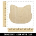 thumbnail image 2 of Round Cat Face Sad Wood Shape Unfinished Piece Cutout Craft DIY Projects - 6.25 Inch Size - 1/4 Inch Thick, 2 of 7
