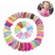 thumbnail image 2 of Paquete de 100, 10 estilos, lazo para el cabello, banda elástica multicolor para el cabello, cuerda para el cabello, coletas pequeñas para niños, bebés, niñas y mujeres Zhivalor 2036007-2, 2 of 4