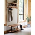 thumbnail image 4 of Ryegate Natural Solid Wood with Metal 48" Bench, Natural, 4 of 7