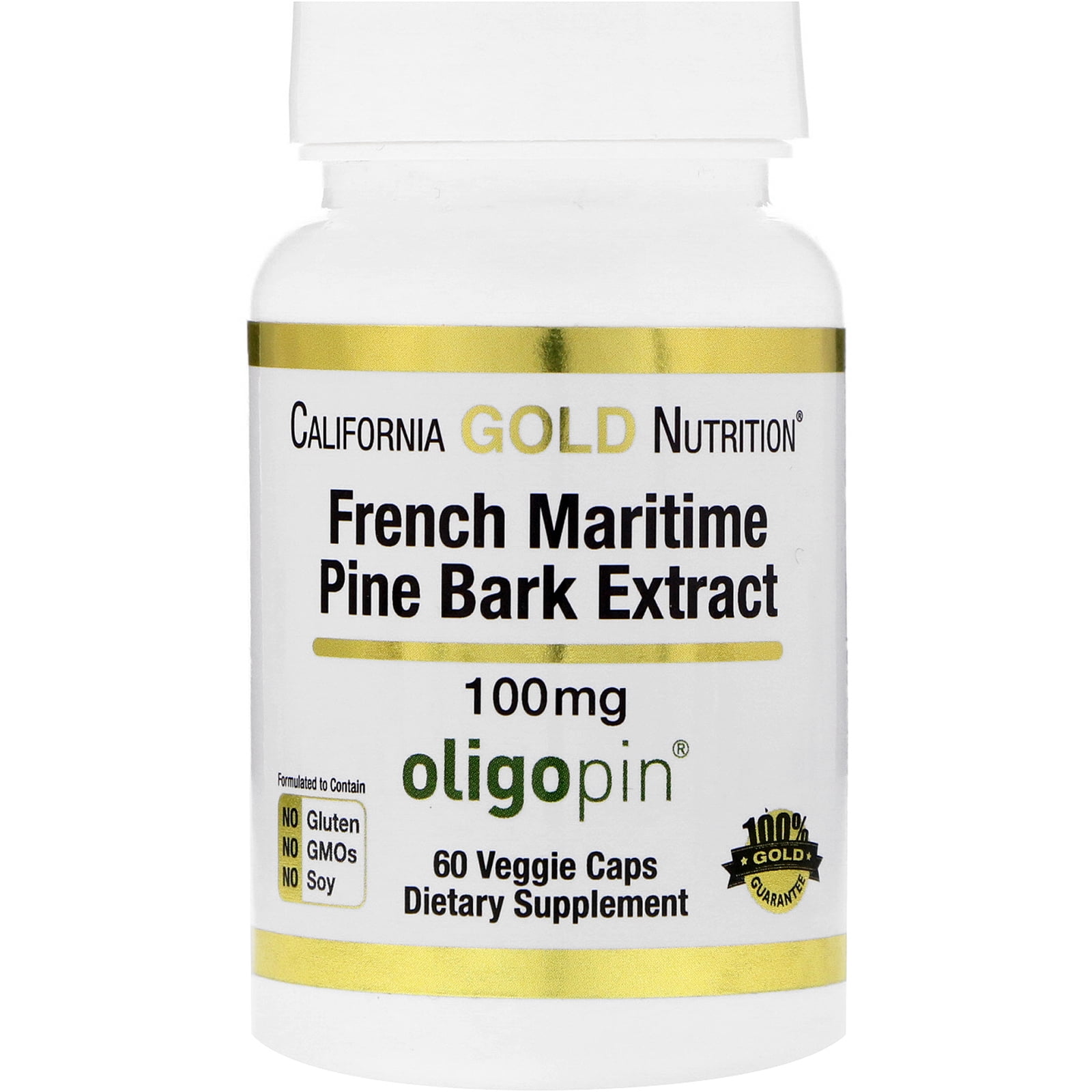 California Gold Nutrition French Maritime Pine Bark Extract Oligopin ...