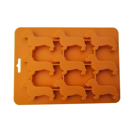 

Wioihee Dachshund Shaped Silicone Ice and Tray for Drink Ice Maker Candy Chocolate Fondant Cupcake Cake Decoration Baking Birthday Baby Show