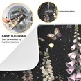 thumbnail image 2 of Yayeee Dish Drying Mat for Kitchen Counter 16"x18" Microfiber Absorbent Pad, Dark Flowers Pattern, 2 of 7