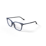 Bio Eyes Womens Willow Square Prescription Eyeglasses with Case, Grey