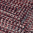 thumbnail image 3 of Colonial Mills 7' x 9' Red, Black and White Rectangle Handmade Braided Area Throw Rug, 3 of 3