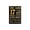 A008- H, variant on Birthday Card 21St Milestone Black and Gold with Gold Envelope for Adult Birthday Celebration