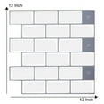 thumbnail image 7 of Clevermosaics 12*12 inch Self Adhesive Vinyl Backsplash Peel and Stick Subway Tiles - 10 Sheet, 7 of 7