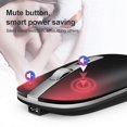 thumbnail image 4 of M30 Rechargeable Wireless Mouse 2.4GHz Mice 1600DPI Metal Scroll Wheel For Working Office Silver, 4 of 5