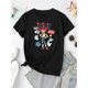 thumbnail image 2 of Jessie The Cowgirl Graphic Tee - Women’s Casual Round Neck Short Sleeve T-Shirt, Soft & Comfortable Summer Top with Playful "I'm Just Here for the Snacks" Design, Perfect for Casual Attire or Vacatio, 2 of 6