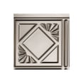 thumbnail image 7 of FASÄDE Traditional 4 Decorative Vinyl Backsplash Panel in Brushed Nickel (6X6 Inch Sample), 7 of 7