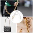 thumbnail image 5 of Unique Bargains 1 Pc Solid Color Handbag Strap for Office White Nylon Metal, 5 of 5