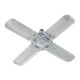 thumbnail image 4 of Lámpara de cultivo LED plegable con base E27 y espectro completo para interior. 48W 4 Hojas 398mm, 4 of 9