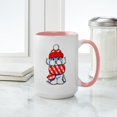 thumbnail image 4 of CafePress - Maltese Plaid Scarf Large Mug - 15 oz Ceramic Large White Novelty Mug, 4 of 4