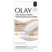 Olay Ultra Moisture Sensitive Beauty Soap Bar 3.17 oz, 6 Count