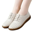 thumbnail image 3 of Sngxgn Flats Shoes Women Comfortable Women's Flats(Beige,39), 3 of 7